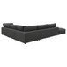 Serene - 6 Piece Upholstered Modular Sectional Sofa - Charcoal