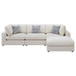 Serene - 4 Piece Upholstered Modular Sectional Sofa - Beige