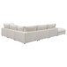 Serene - 6 Piece Upholstered Modular Sectional Sofa - Beige