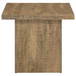 Devar - Square Engineered Wood End Table - Mango Brown