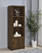 Sachin - 3-Shelf Engineered Wood Media Tower - Dark Pine