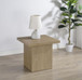 Devar - Square Engineered Wood Side End Table - Latte