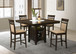 Gabriel - 5 Piece Square Counter Height Dining Set - Cappuccino