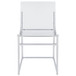 Adino - Acrylic Dining Side Chair (Set of 2) - Chrome