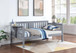 Bethany - Twin Daybed With Drop-Down Tables - Gray