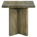 Andando - Square Solid Wood End Table - Mango Brown