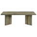 Andando - Rectangular Solid Wood Coffee Table - Mango Brown