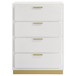 Caraway - 4-Drawer Bedroom Chest - White