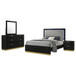 Caraway - 4 Piece Eastern King Bedroom Set - Black