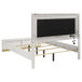 Caraway - 5 Piece Eastern King Bedroom Set - White