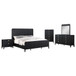 Brookmead - 5 Piece Eastern King Bedroom Set - Black