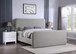 Wren - Upholstered Queen Platform Bed - Gray