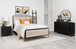 Arini - 4 Piece California King Bedroom Set - Cream And Black