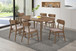 Dortch - 7 Piece Oval Solid Wood Dining Set - Walnut