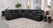 Sycamore - Upholstered Power Reclining Sectional Sofa - Gray
