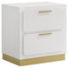 Caraway - 2-Drawer Nightstand - White