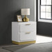 Caraway - 2-Drawer Nightstand - White