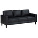 Ruth - Upholstered Track Arm Sofa - Black
