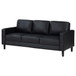 Ruth - Upholstered Track Arm Sofa - Black