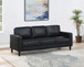 Ruth - Upholstered Track Arm Sofa - Black