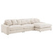 Blaine - Upholstered Reversible Chaise Sectional Sofa - Sand