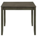 Parkwood - 5 Piece Square Dining Table Set - Charcoal
