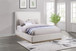 Knox - Upholstered Queen Platform Bed - Cream