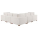 Lakeview - 6 Piece Upholstered Modular Sectional Sofa - Ivory