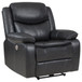 Sycamore - Upholstered Power Recliner Chair - Dark Gray