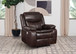 Sycamore - Upholstered Power Recliner Chair - Dark Brown