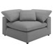 Raleigh - 6 Piece Boucle Upholstered Modular Sectional - Gray