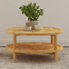 Camillo - Round Solid Wood Coffee Table - Maple