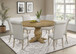Florence - 7 Piece Round Dining Table Set - Rustic Honey