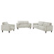 Deerhurst - 3 Piece Upholstered Track Arm Sofa Set - Greige