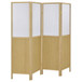 Mattison - 4-Panel Room Divider Folding Shoji Screen - Natural