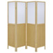 Mattison - 4-Panel Room Divider Folding Shoji Screen - Natural