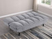 Laredo - Upholstered Tufted Convertible Sofa Bed - Gray