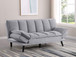 Laredo - Upholstered Tufted Convertible Sofa Bed - Gray