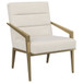 Kirra - Upholstered Metal Arm Accent Chair - Cream