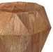 Jacinto - Octagonal Solid Mango Wood Side Table Brown - Natural