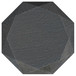 Jacinto - Octagonal Solid Mango Wood Side Table - Gray