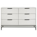 Sonora - 6-Drawer Bedroom Dresser - White