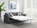 Storey - Upholstered Sleeper Sectional Chaise Sofa - Gray