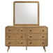 Robyn - 6-Drawer Bedroom Dresser And Mirror - Light Ash