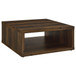 Frisco - Square Engineered Wood Coffee Table - Dark Pine