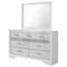 Miranda - 7-Drawer Dresser With Mirror - White