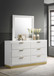 Caraway - 6-Drawer Dresser With Mirror - White