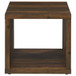 Frisco - Square Engineered Wood Side End Table - Dark Pine