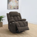 Houston - Upholstered Power Lift Recliner Chair - Dark Brown
