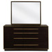 Durango - 8-Drawer Dresser With Mirror - Smoked Peppercorn